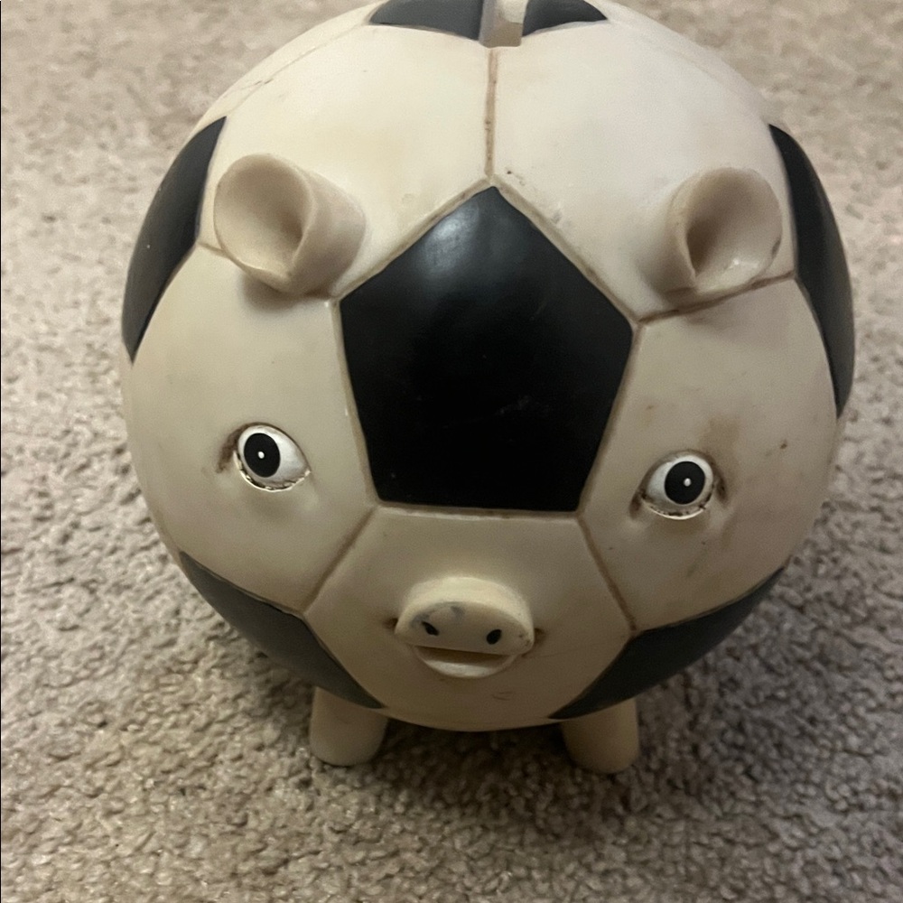 Piggy Bank Soccer Ball Design